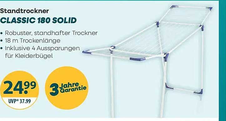 Standtrockner CLASSIC 180 SOLID