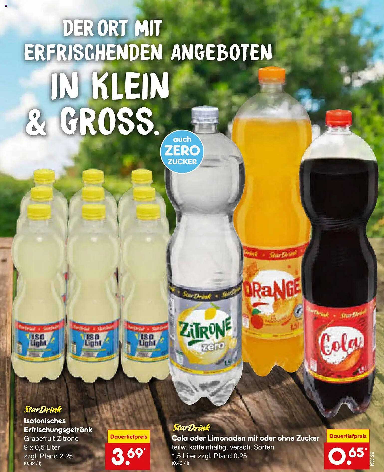 StarDrink Isotonisches Erfrischungsgetränk Grapefruit-Zitrone