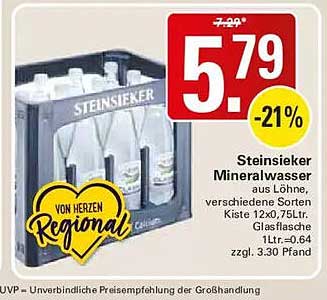 Steinsieker Mineralwasser