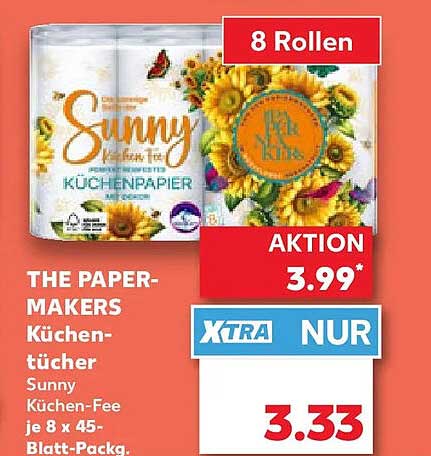 Sunny Küchen-Fee je 8 x 45-Blatt-Pack,