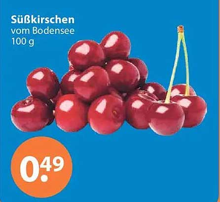 Süßkirschen vom Bodensee 100 g