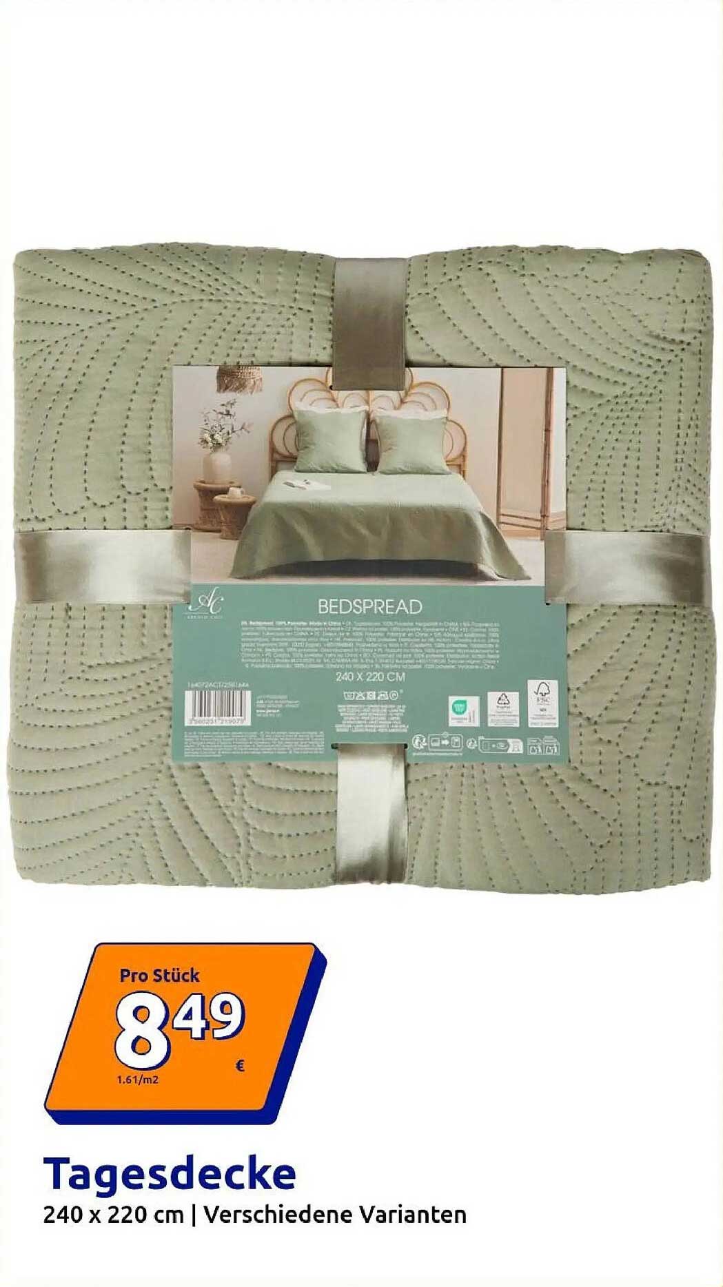 Tagesdecke 240 x 220 cm | Verschiedene Varianten