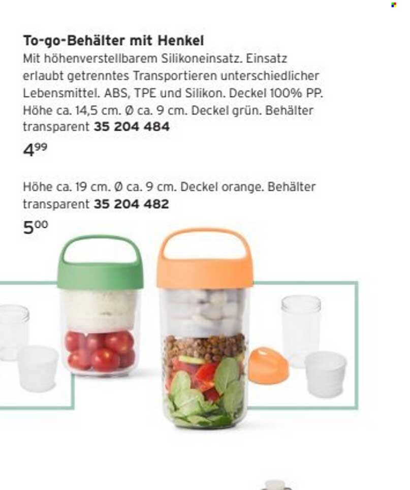 To-go-Behälter mit Henkel