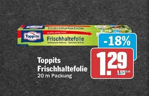 Toppits Frischhaltefolie 20 m Packung