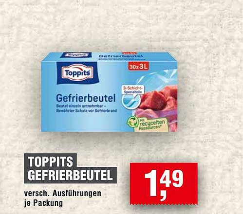 TOPPITS GEFRIERBEUTEL
