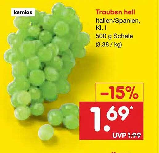 Trauben hell