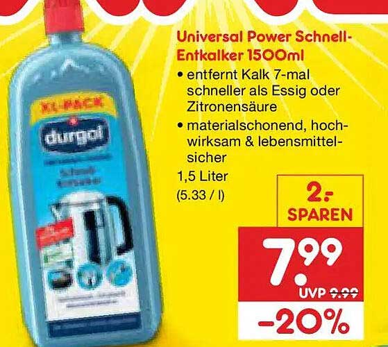 Universal Power Schnell-Entkalker 1500ml