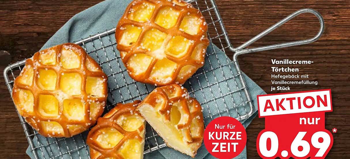 Vanillecreme-Törtchen