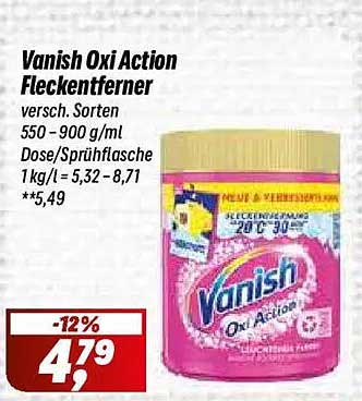 Vanish Oxi Action Fleckentferner