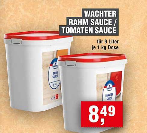WACHTER RAHM SAUCE / TOMATEN SAUCE