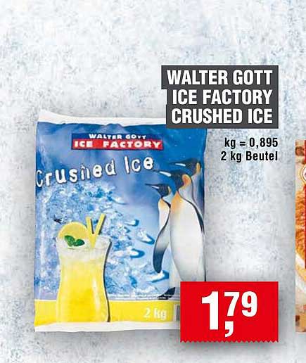 WALTER GOTT ICE FACTORY CRUSHED ICE