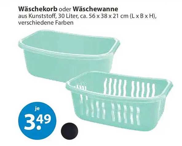 Wäschekorb oder Wäschewanne
