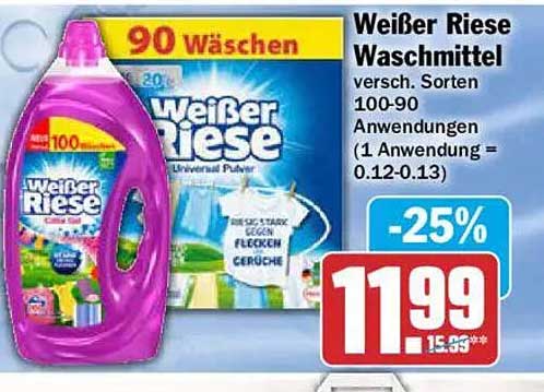 Weißer Riese Waschmittel