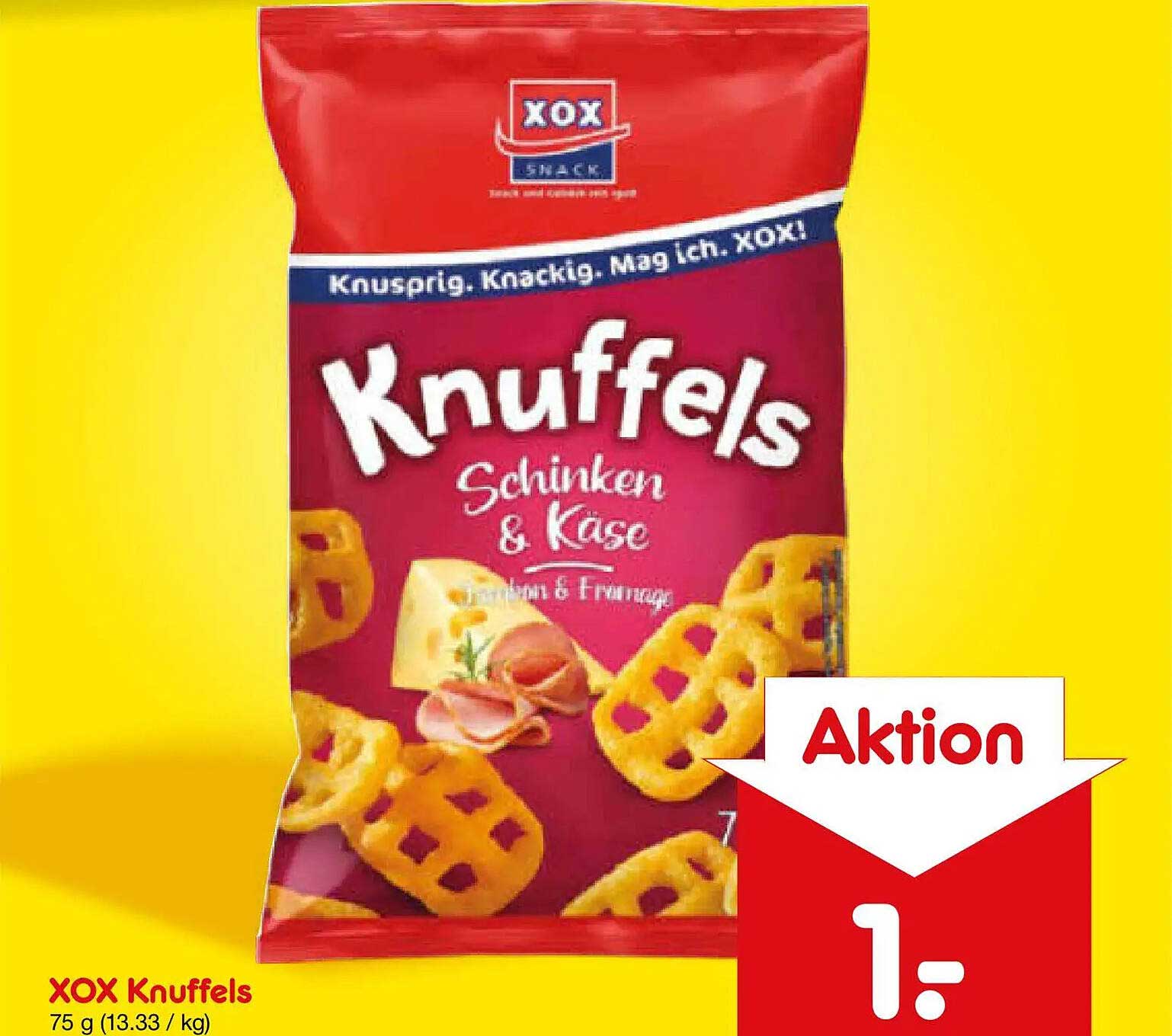 XOX Knuffels Schinken & Käse