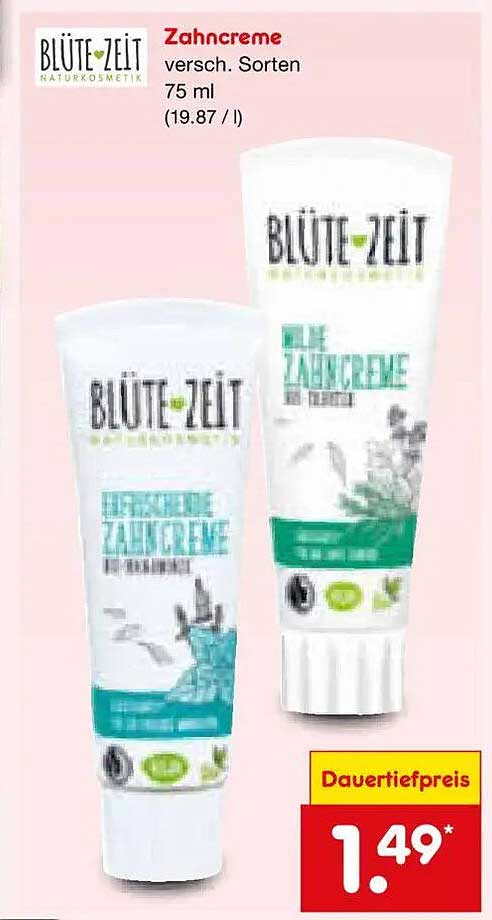 Zahnpcreme versch. Sorten 75 ml (19.87 / l)