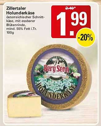 Zillertaler Holundekäse