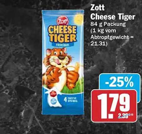Zott Cheese Tiger