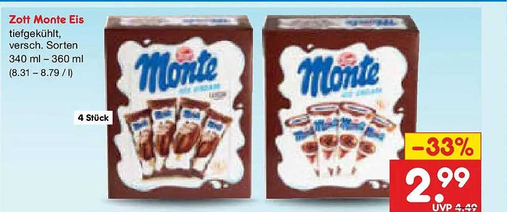 Zott Monte Eis