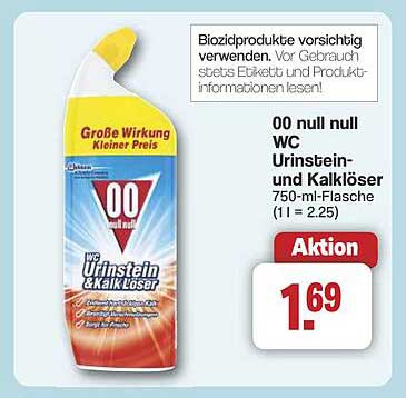 00 null null WC Urinstein- und Kalklöser 750-ml-Flasche