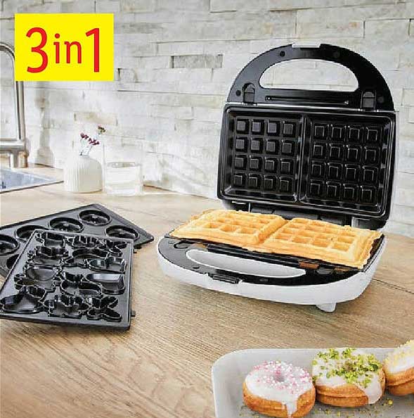 3-in-1 Waffeleisen