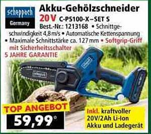 Akku-Geölzschneider 20V C-PS100-X-SET S