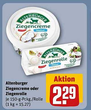 Altenburger Ziegencreme oder Ziegenrolle