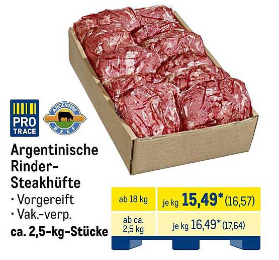 Argentinische Rinder-Steakhüfte