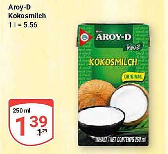 Aroy-D Kokosmilch 250 ml