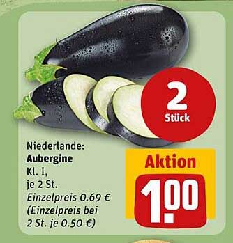 Aubergine, 2 Stück