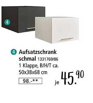 Aufsatzschrank schmal 1331769/86
