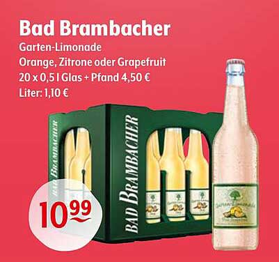 Bad Brambacher Garten-Limonade – Erfrischung für jeden Anlass