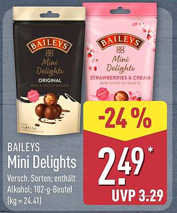 BAILEYS Mini Delights – 102-g-Beutel in verschiedenen Sorten