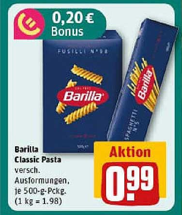 Barilla Classic Pasta
