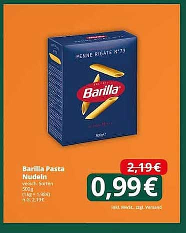 Barilla Pasta Nudeln 500g, verschiedene Sorten