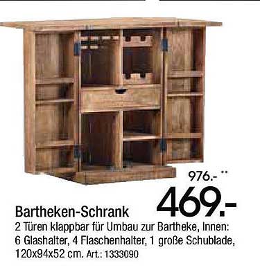 Bartheken-Schrank