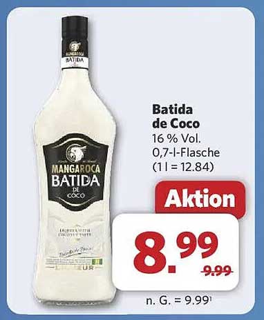 Batida de Coco 0,7-l-Flasche - Aktion bei Combi