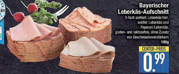 Bayerischer Leberkäse-Aufschnitt 100g