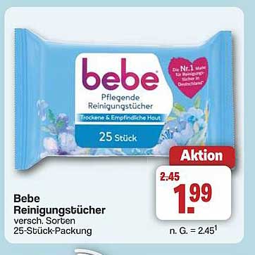 Bebe Reinigungstücher – Pflege für empfindliche Haut