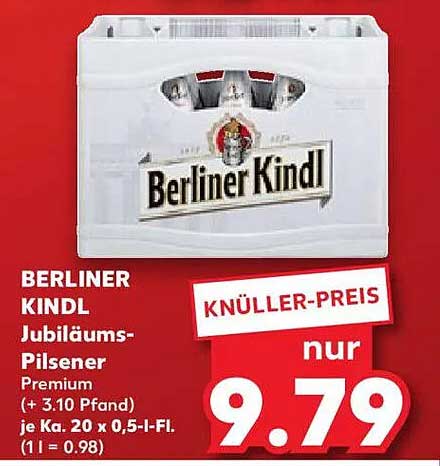BERLINER KINDL Jubiläums-Pilsener Premium