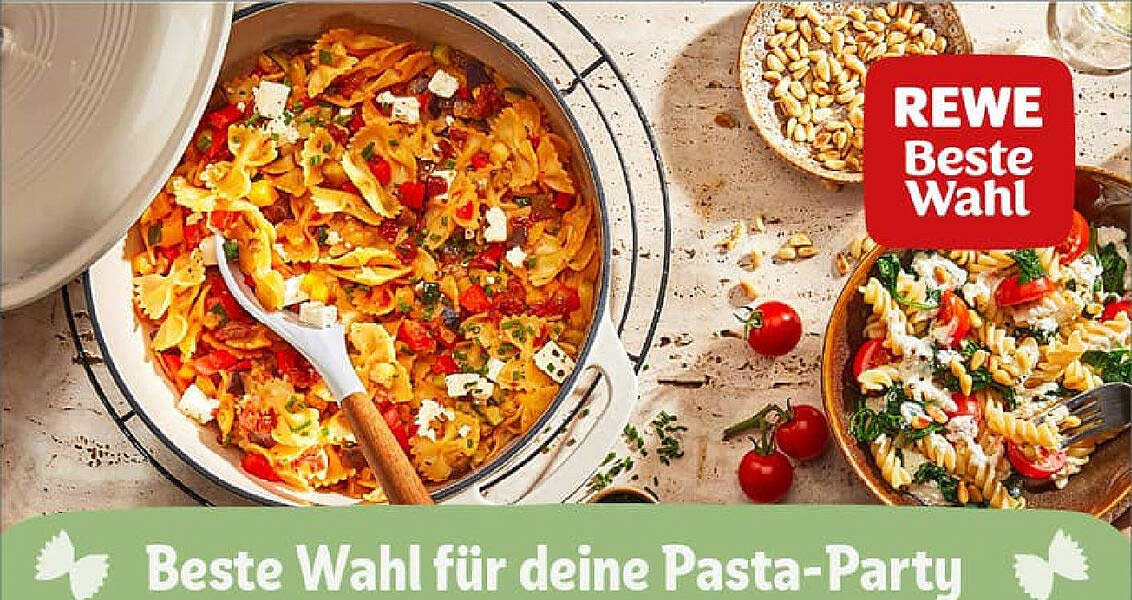 Beste Wahl für deine Pasta-Party