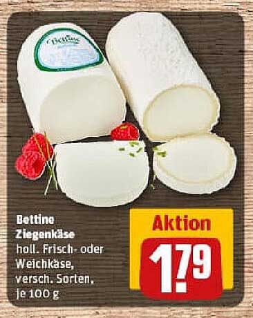 Bettine Ziegenkäse - frisch oder weich, verschiedene Sorten