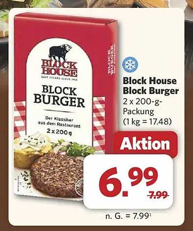 Block House Block Burger 2 x 200-g-Packung