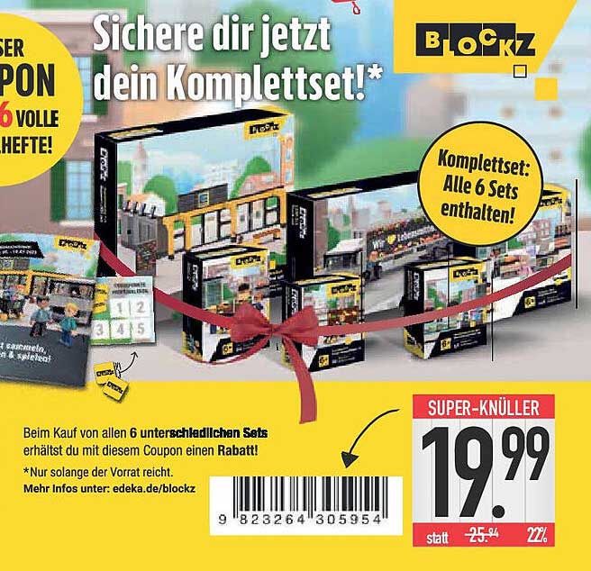 BLOCKZ Komplettset – Alle 6 Sets zum Vorteilspreis!