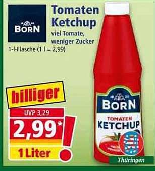 BORN Tomaten Ketchup 1-Liter-Flasche