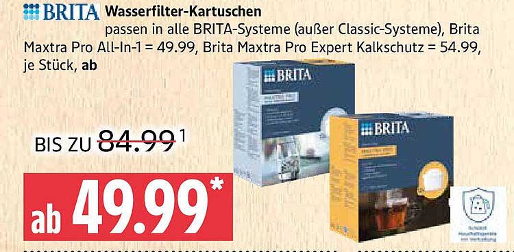 BRITA Wasserfilter-Kartuschen - ab 49,99 €