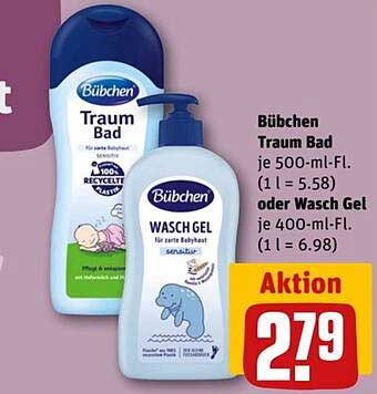 Bübchen Traum Bad oder Wasch Gel - Aktion