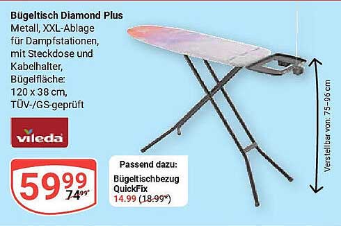 Bügeltisch Diamond Plus