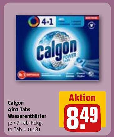 Calgon 4in1 Tabs Wasserenthärter - je 47-Tab-Pckg.