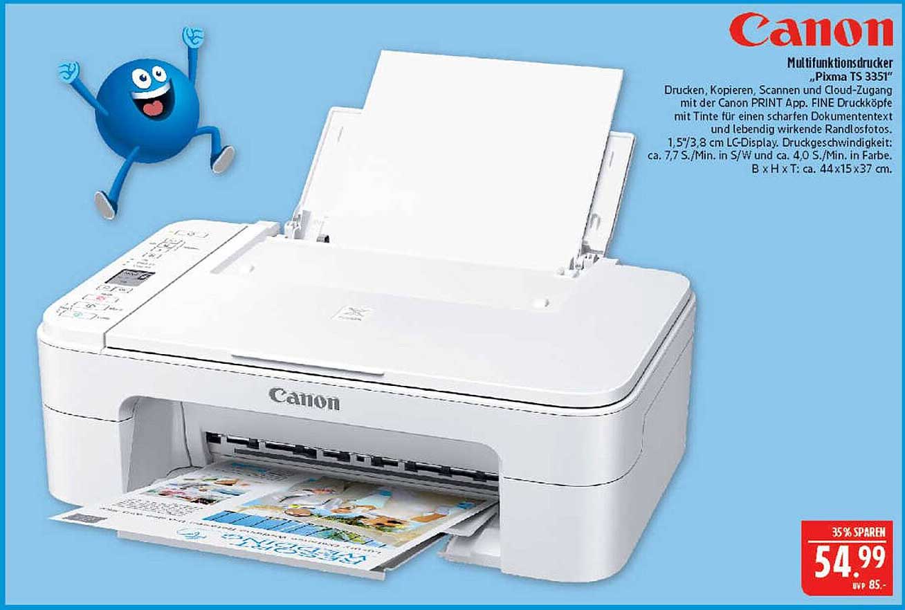 Canon Multifunktionsdrucker, Pixma TS 3351