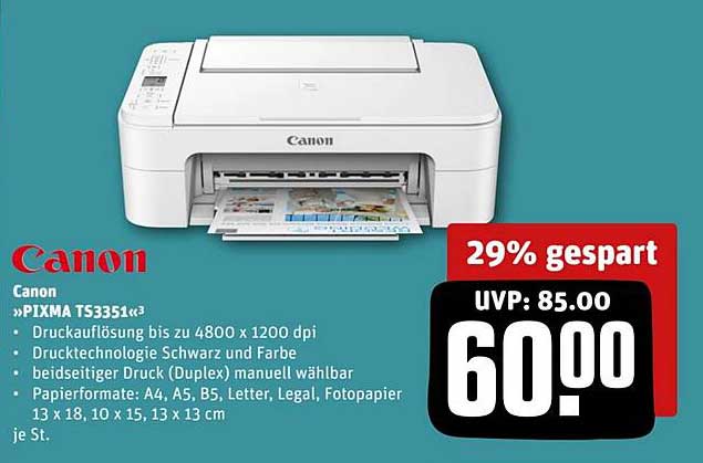 Canon PIXMA TS3351 Drucker